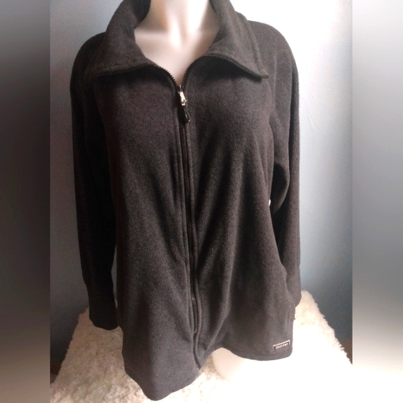 Calvin Klein Performance Other - Calvin Klein Performance men's size XL black fleece zip up jacket